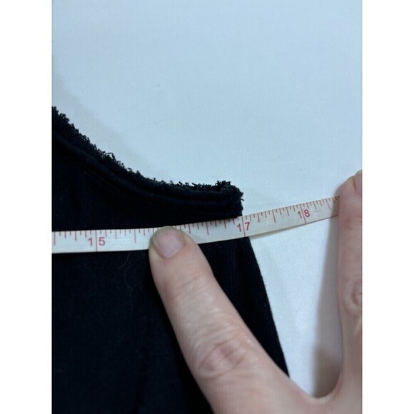 ATM Anthony Melillo High Torsion Jumpsuit Black Small Sleeveless Pockets Cropped - Picture 7 of 10